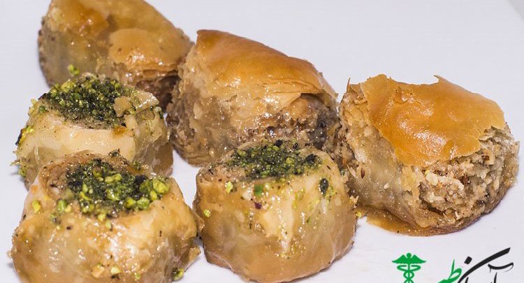 طرز تهیه باقلوا یزدی