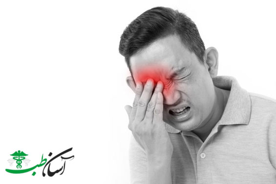 درد پشت چشم