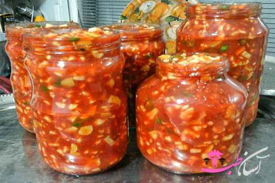 طرز تهیه ترشی بندری تند